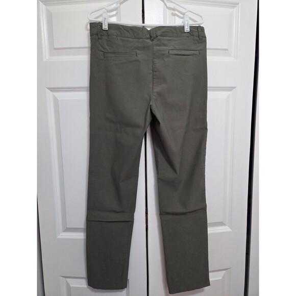 Nanette Lepore Women's Stretch Pants, Green Olive, Size 12 - Picture 2 of 8